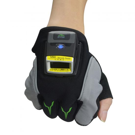 Wireless 1D Laser Glove Scanner